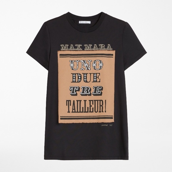 Max Mara Cotton Jersey T-shirt XS - Picture 2 of 7